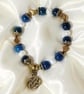  Fresh Water Pearls & Apatite Bracelet - Image 1