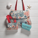 Sea print Bag set