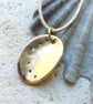9ct Gold Ormer Shell Inspired Pendants - Image 3