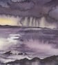 A5 Greetings Card "Rain over Coll" - Image 2