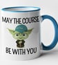 May The Course Be With You  Funny Novelty GOLF Themed Mug - Image 1