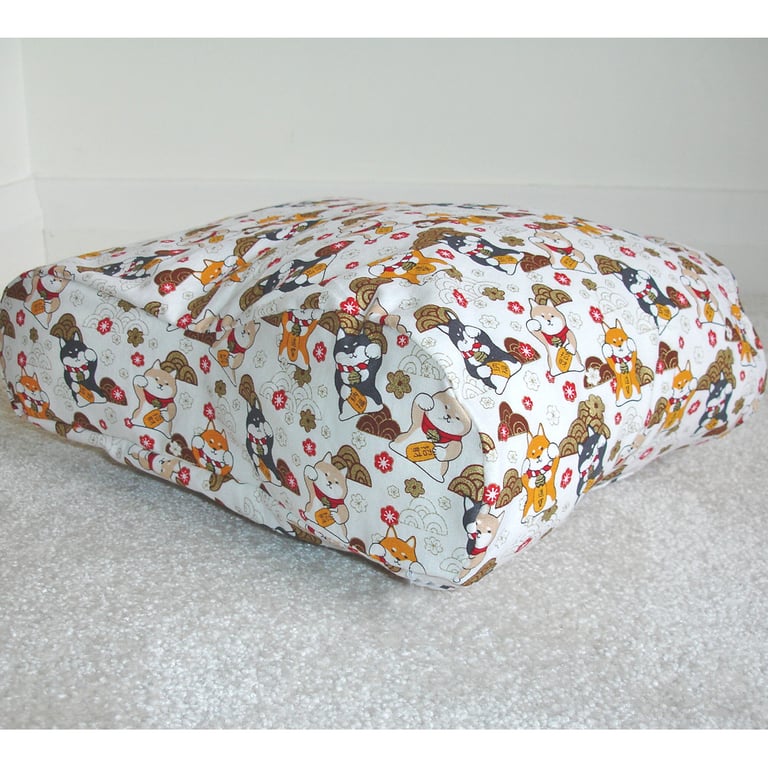 Shiba Inu Tempur Original Travel Pillow COVER ONLY Japanese Dog Lucky Cats