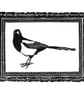 Original lino cut print "In the frame" - Image 3