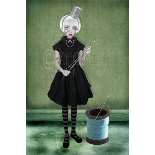 Buy One Get One Free Gothic Fantasy Art Print Closing Old Wounds