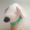 SALE Friendly Puppy - Fawn Fleece Dog Plush Toy Requires A Loving New Home