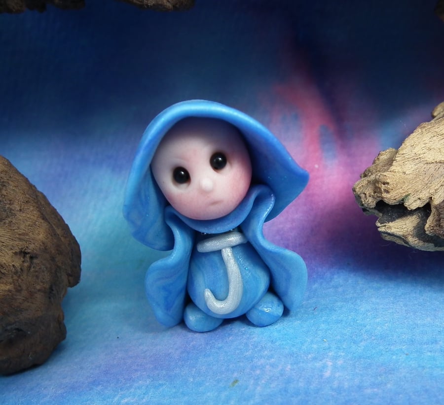 Alphabet Initial Gnome 'J' OOAK Sculpt by Ann Galvin