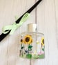 Reed Diffuser Bottle Hand Painted with Sunflowers  - Image 3