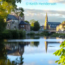 The River Wansbeck Flowing Through Morpeth print