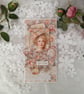 Handmade Birthday Card for Her - Vintage Floral Lady Design. (207)