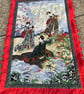 Oriental Beauties  Hand Quilted Wall Hanging Geisha Girls