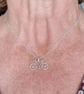 Solid Sterling Silver Bike Necklace, Cycling Necklace, 100% handpierced  - Image 4