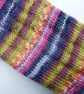 Hand-cranked Knitted Ribbed Wool Socks Size 4 to 5 - Image 3