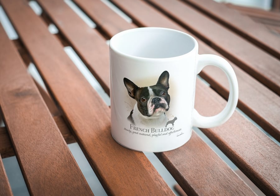 French Bulldog  Design  Mug ,coffee mug ,dog design mug. Free P&P