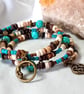 Turquoise Bohemian Style Bracelet - Image 5