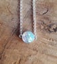Handmade holographic mermaid scale cabochon choker necklace - Image 1