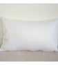 Tempur Travel Pillow Cover White 16"x10" 16x10 Cotton Sateen SMALL 500 Thread Ct - Image 2