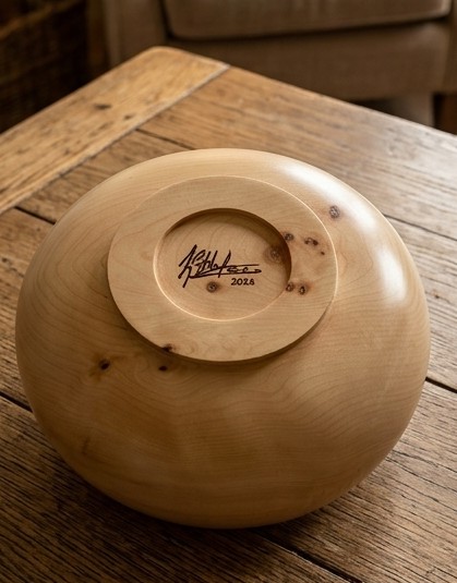 Hand-Turned Cedar Bowl