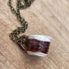 Wheel Thrown Mini Mug Necklace