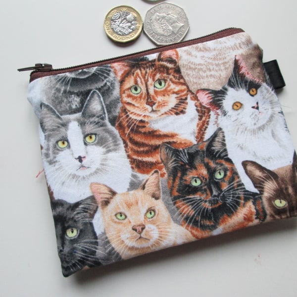 SALE Little Cats Coin Purse