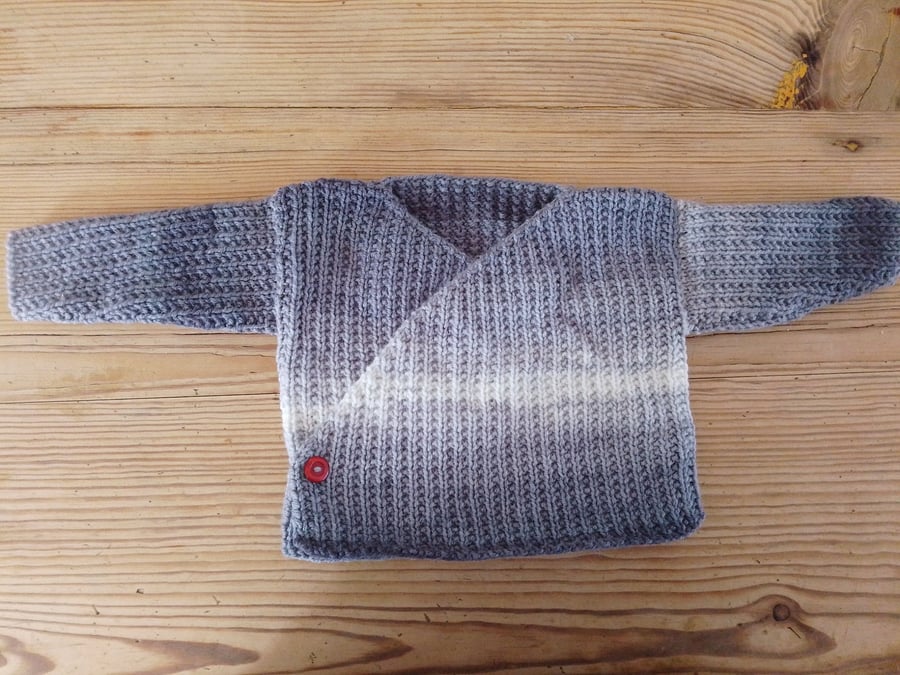 baby kimono style cardigan aged 6-9 months