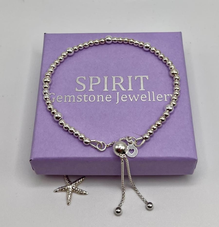 Sterling Silver Slider Bracelet