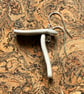Handmade Ceramic Earrings One of a Kind Eco Friendly Gifts sterling silver  - Image 6