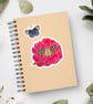 Butterflies and Blooms Printable Sticker Sheet PDF Digital Product - Image 5