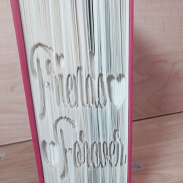 Friends Forever CUT & FOLD Book Folding Pattern -EMAILED PDF PATTERN