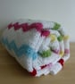 BLANKET, THROW. Ripples. Crocheted .' Village Fete'...ready to ship ..... - Image 5