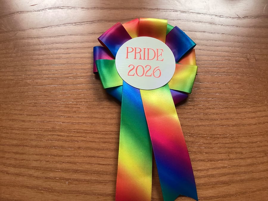 Pride 2026 rosette to celebrate Pride Month