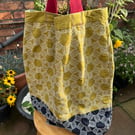 linen skirt tote bag