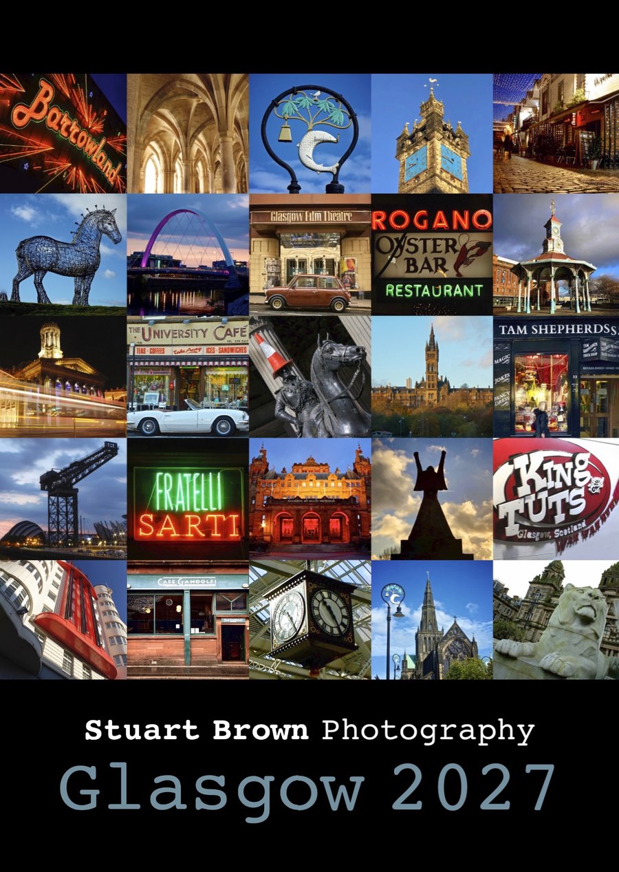 Glasgow 2027 Calendar FREE DELIVERY