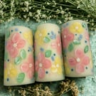 12 cm ivory pillar candle