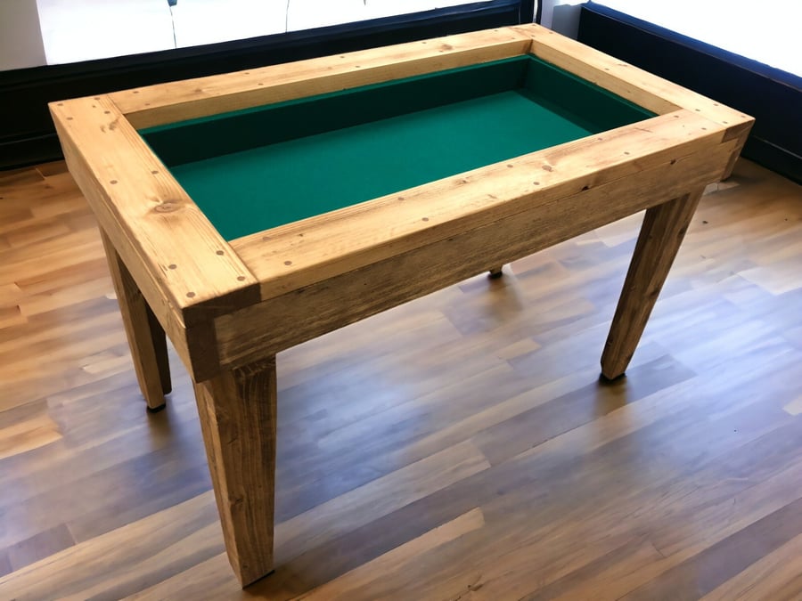 Custom Gaming Coffee Table D&D Pathfinder Reclaimed Scaffold Boards THE HYDE