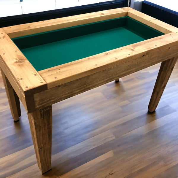 Custom Gaming Coffee Table D&D Pathfinder Reclaimed Scaffold Boards THE HYDE