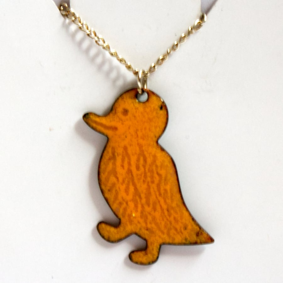 yellow duck pendant