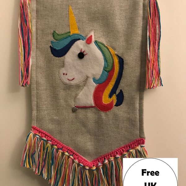 Unicorn Wall Hanging Sewing Kit
