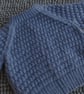 16" Patterned Round Neck Baby Cardigan (Light Denim Blue) - Image 5