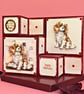Cavalier King Charles Spaniel Decoupaged Birthday Card & Box, Keepsake Dog Card