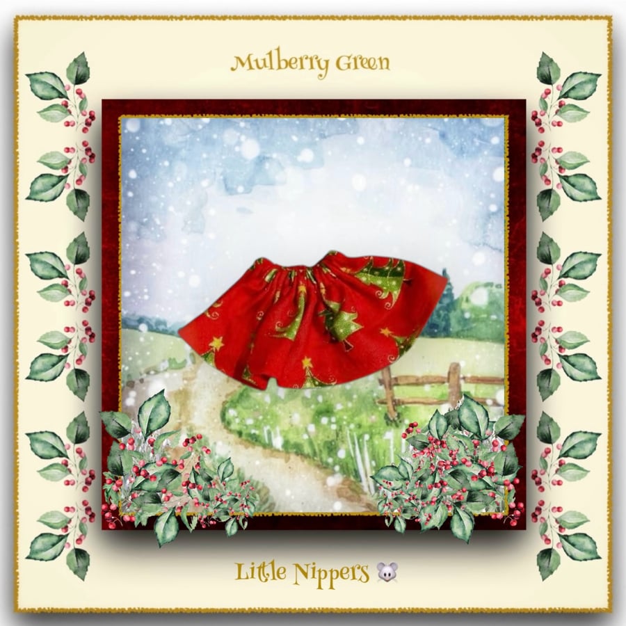 Little Nippers Christmas Trees Skirt