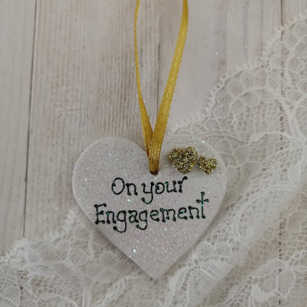 Small Ceramic Heart - Engagement