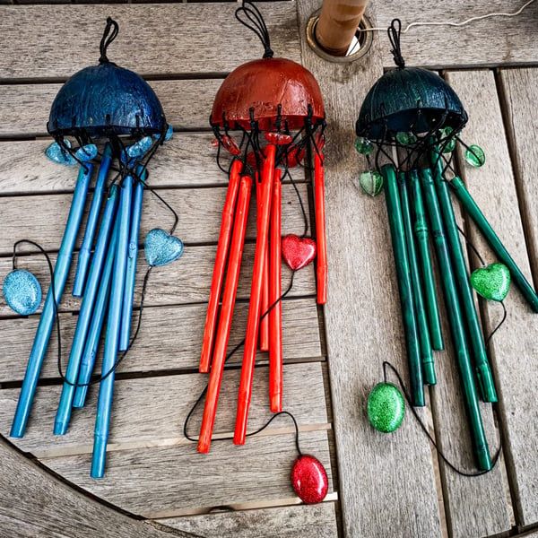 Handmade Windchimes Custom made to the colour of your choice