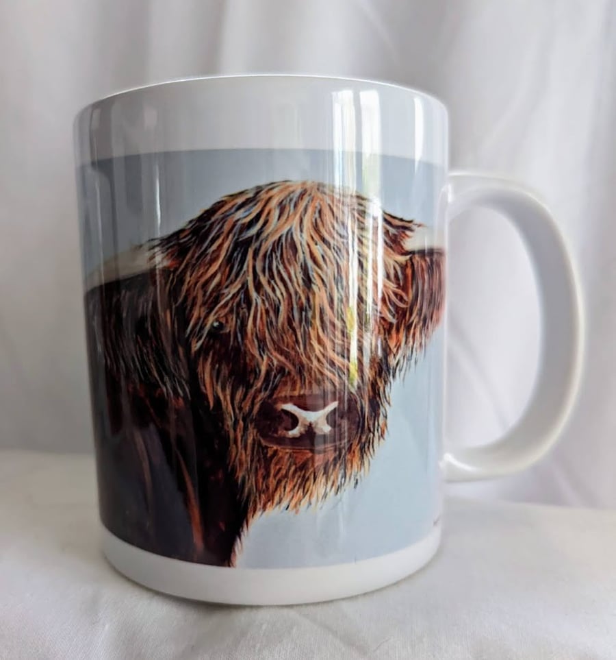 Hamish highland cow mug