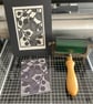 Linocut Print - Blackberries - Berry Print - Original Print - Image 4