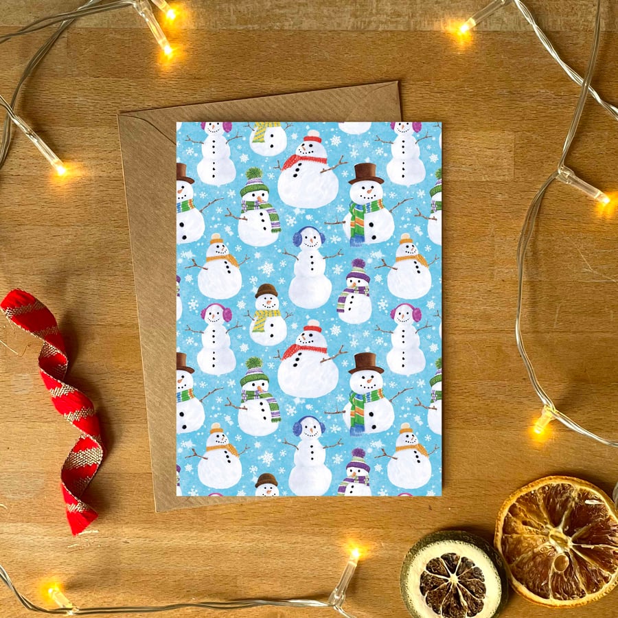 Christmas Snowmen Card Pack