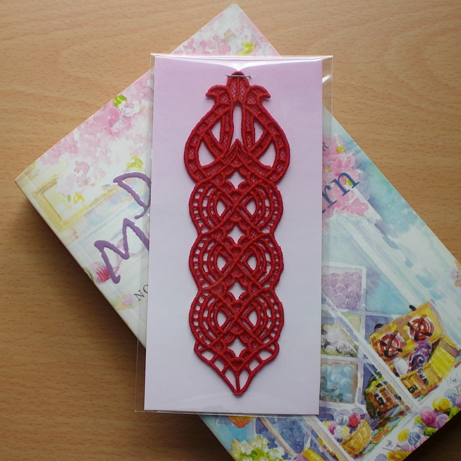 Embroidered Lace  Bookmark. Small
