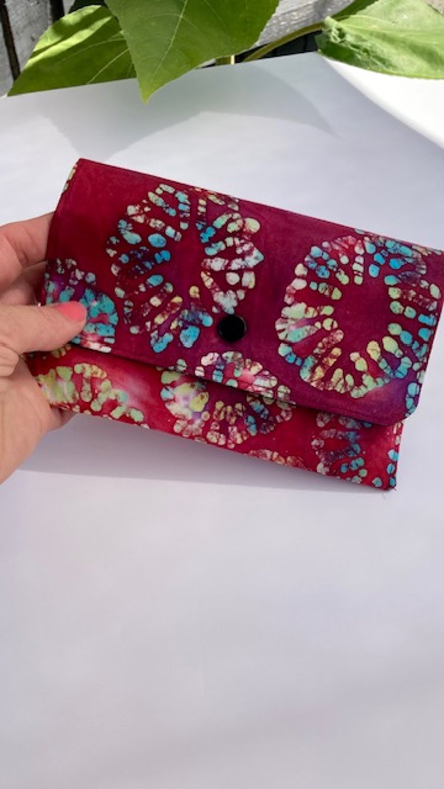Passport Wallet - Batik Fabric