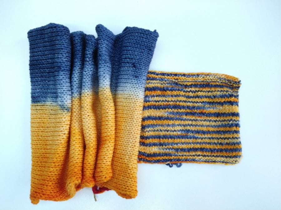 Sun, Sea and Sand Hand-Dyed Sock Blank 4ply