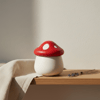 Red and White Toadstool Mushroom Shaped Trinket Pot - Whimsical Jewellery Box