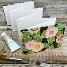 Mini Watercolour Sketchbook with Contemporary Floral Paper
